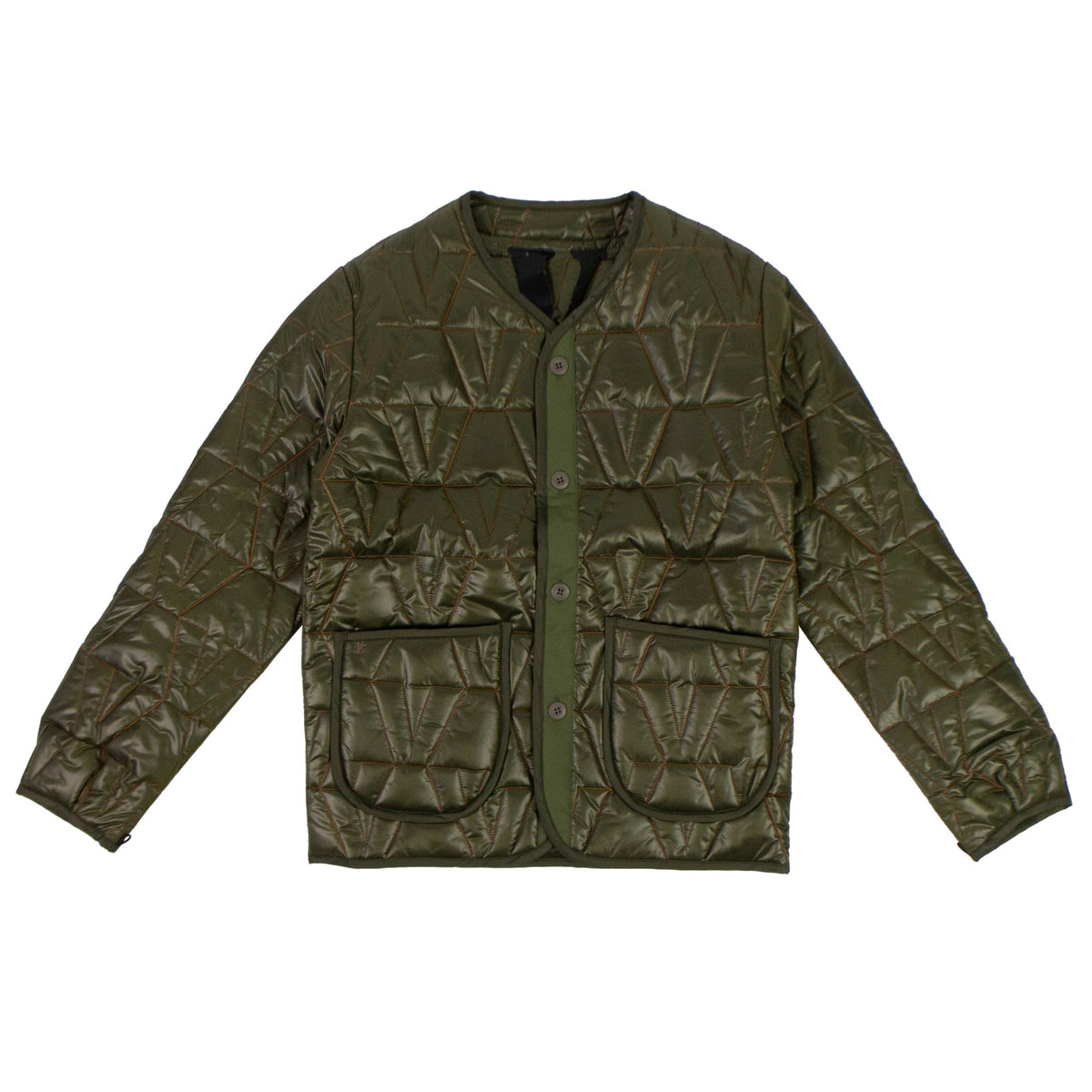Green Quilted Jacket