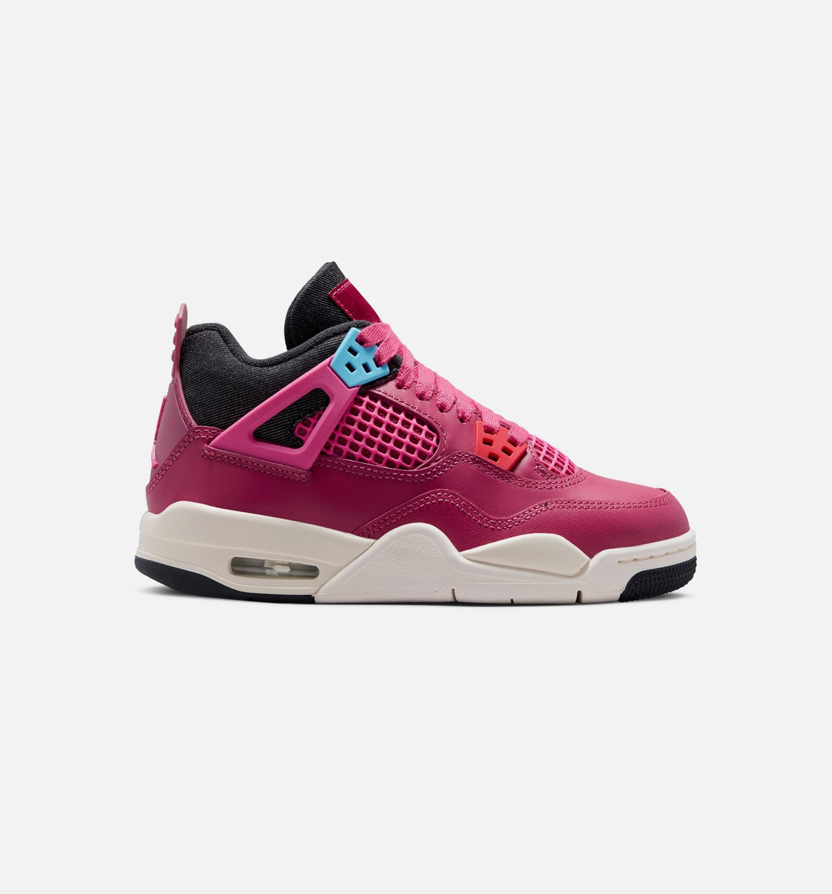 Air Jordan 4 Retro She's A Star | Grade School Lifestyle Shoe | Sweet Beet/Desert Sand/Off Noir/Chalk