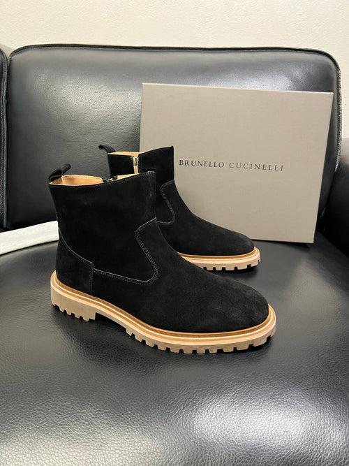 2025SS Suede ankle boots