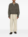 Ziggy Chen striped shirt jacket