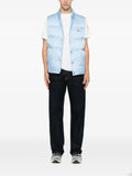 Moncler padded logo-patch gilet