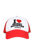 RRR123 Secret Societies Trucker mesh-panel baseball cap