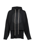 ARNODEFRANCE overlapped cropped hoodie