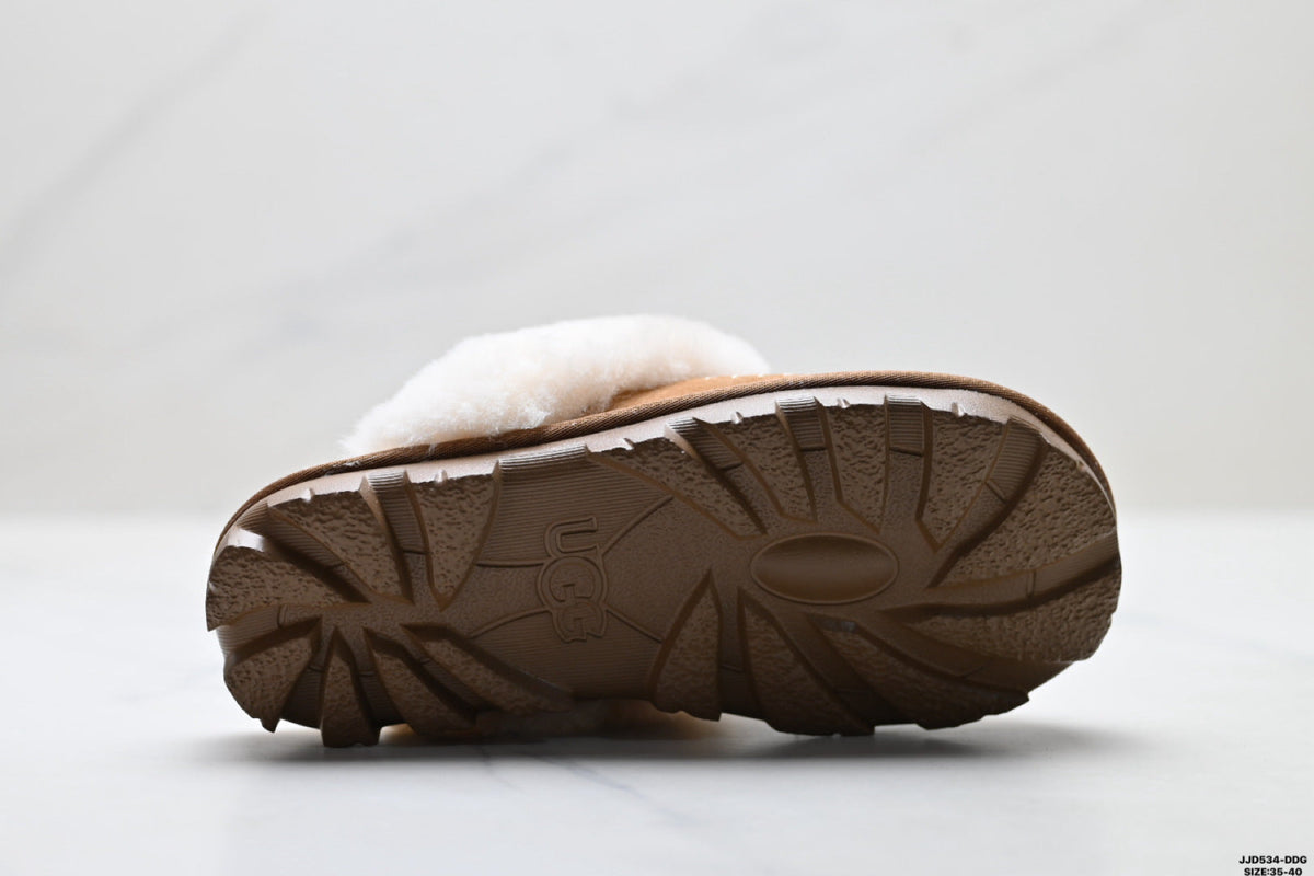 UGG Slipper Evolution Shearling Closed-Toe Slippers