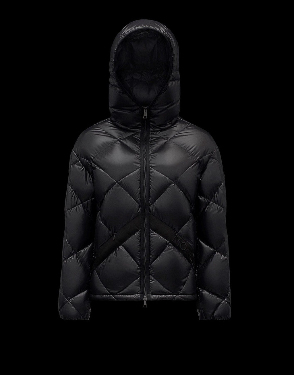 Moncler Women's Hooded Diamond-Quilt Puffer Coat