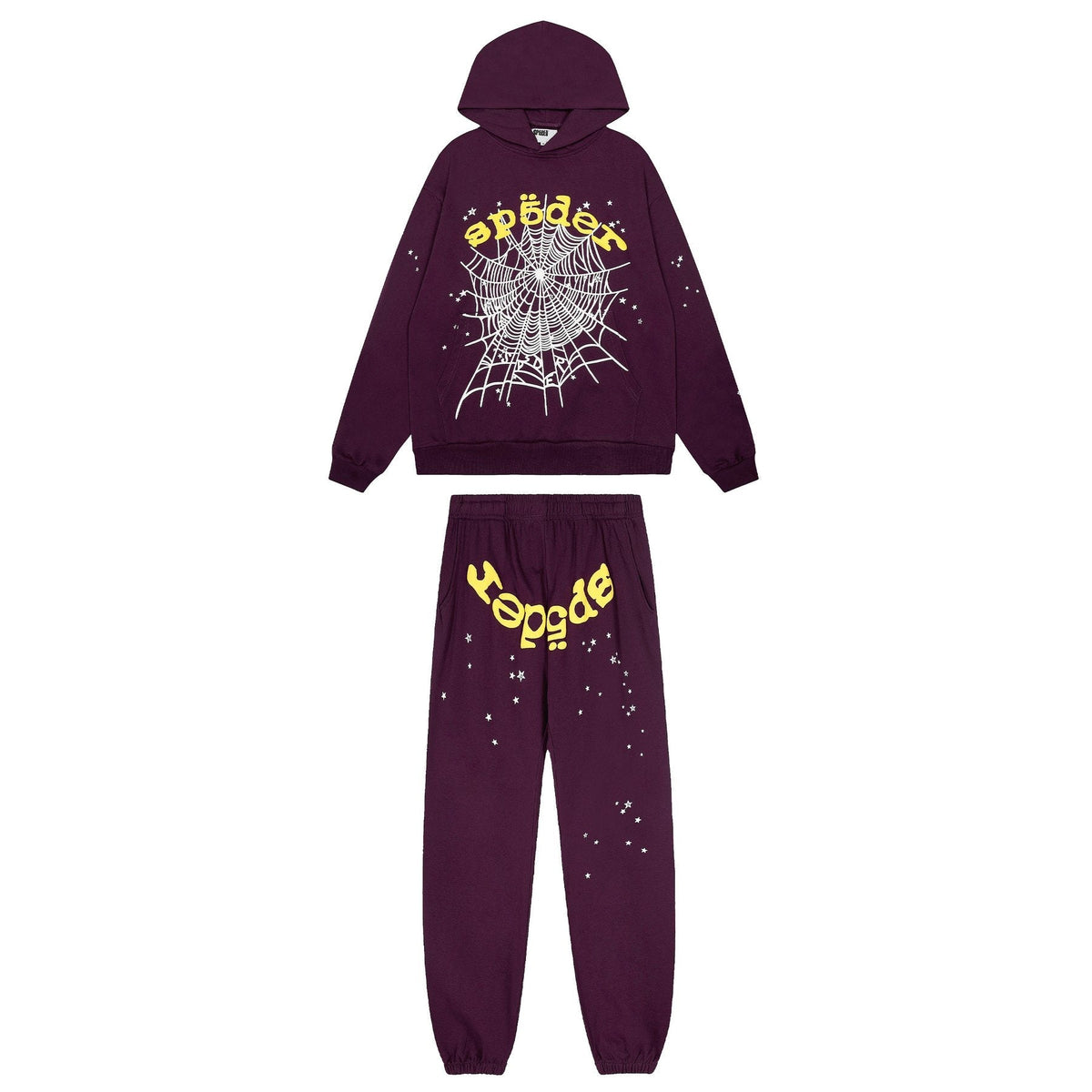 Sp5der Spiderweb Star Graphic Hoodie & Sweatpants Set